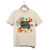 Feminist T Shirt Unisex Girl Power Floral Embroidered Style Empowerment Gift