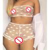 Женское кружевное нижнее белье, экзотический комплект лифчиков Babydoll, однотонный кружевной топ-бандо, тонкое нижнее белье в сеточку, сексуальная пижама, игрушка, одежда для сна