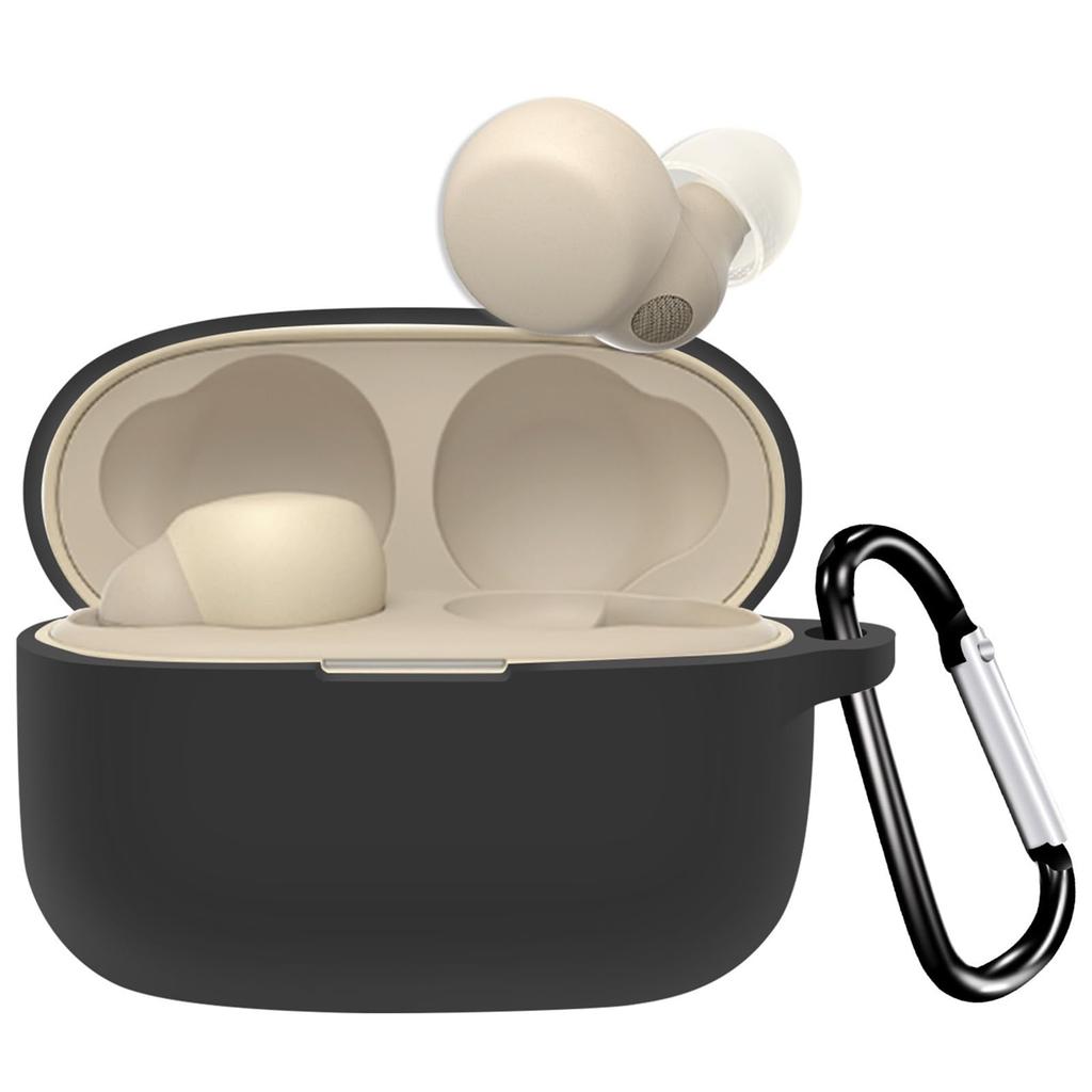 KANOYO для LinkBuds S силиконовый защитный чехол с креплением и Sony LinkBuds S чехол с карабином WF-LS900N чехол, материал, чехол, водонепроницаемый, пыленепроницаемый,