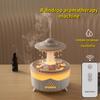 Unique and Safe: Fashionable Colorful Raindrop Humidifier with Silent Rain-Fragrance and Night Light Functions