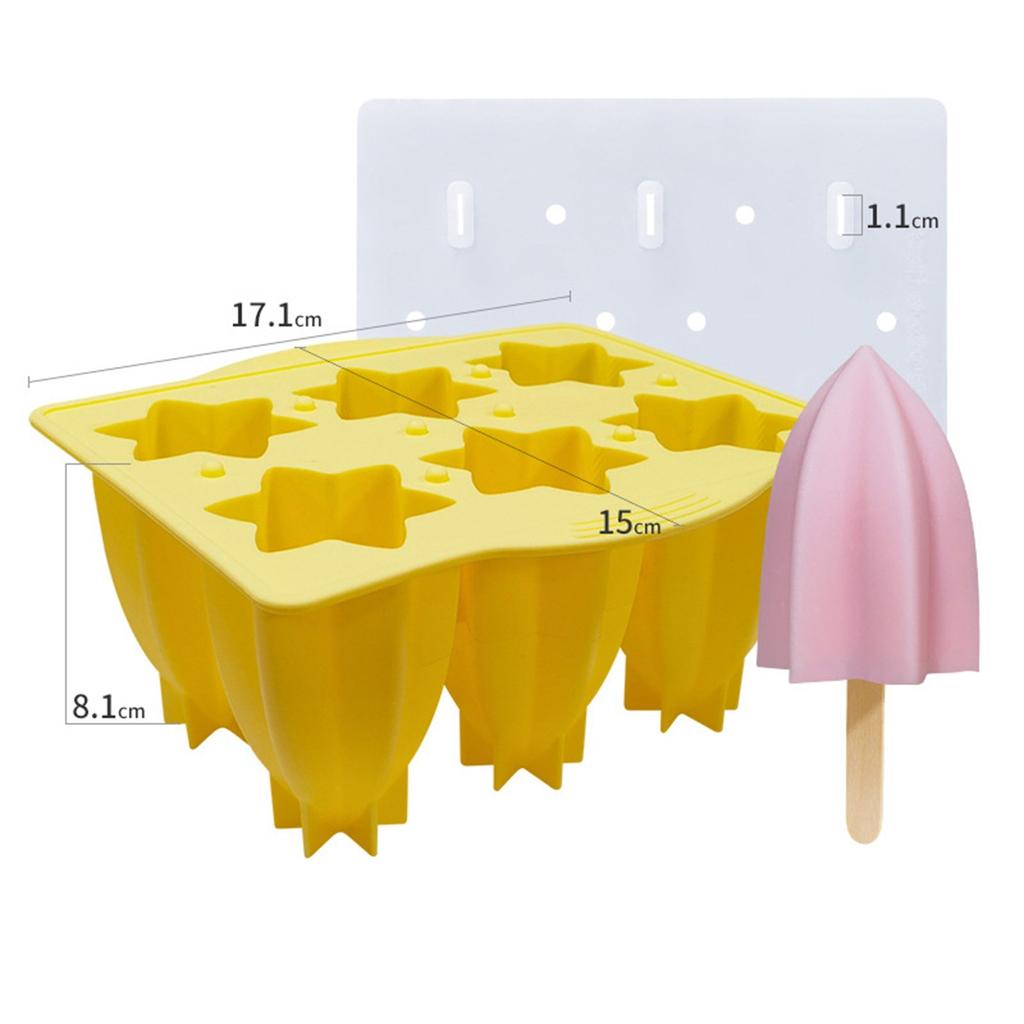 Формы для мороженого, 6 шт. Силиконовые формы для изготовления мороженого Пищевые формы для льда