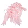 1set Hanging Bowknot Banner Baby Shower Decoration Christmas Ribbon Pink Bow Ribbon  Home Ornament