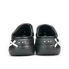 Crocs Классические клоги Серебряная бабочка ЭВА Удобные и универсальные Модные туфли с отверстиями Унисекс Черные