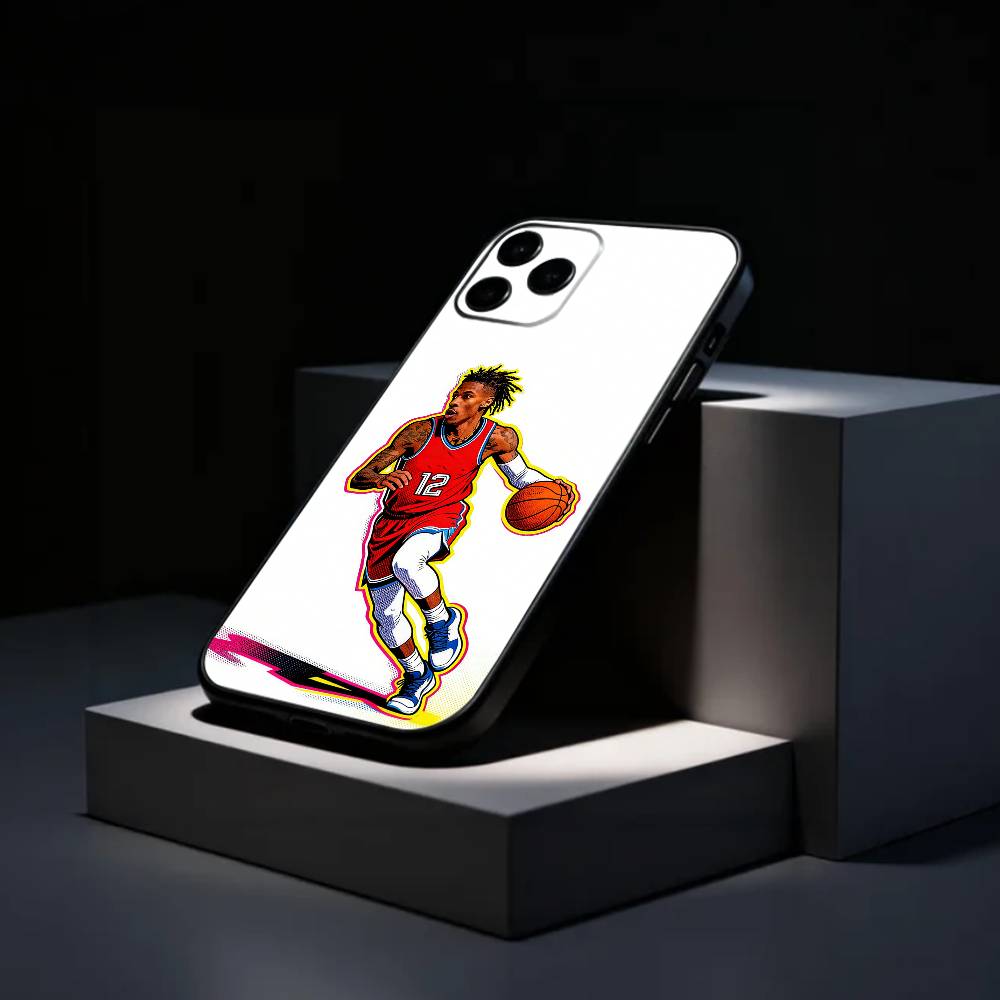 Баскетбол J-Ja M-Morant 12 Чехол для телефона Силиконовый Мягкий Для IPhone 17 16 15 14 13 12 11 X XR Plus Pro Max Plus