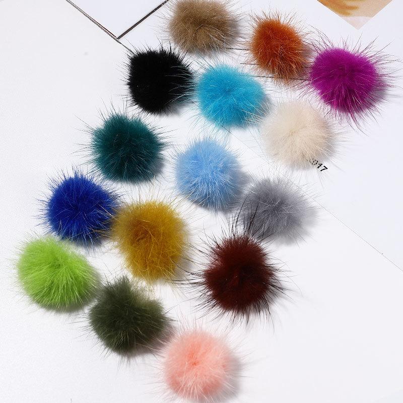 Аксессуары для ногтей, шарики для волос, магнит, съемный 3D пушистый аксессуар для ногтей, набор шариков для волос