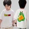 Anime Dragon Ball Cosplay TShirt Cotton Short Sleeve Tops Casual Loose Retro TShirt Men Women Kids Family Matching Outfits