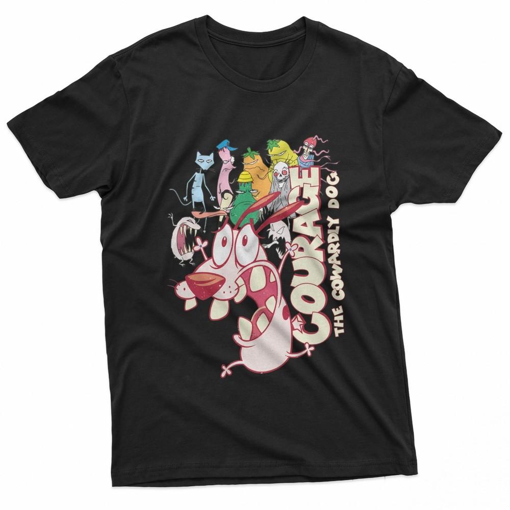 90s Cartoon Courage The Cowardly Dog TShirt Unisex T-Shirt
