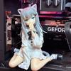 Два стиля ПВХ Фигурки Действия Игрушки 21 см Коллекционная Модель Кавайный Подарок Модель Настольное Украшение Милые Кошачьи Ушки Красивая Девушка Аниме
