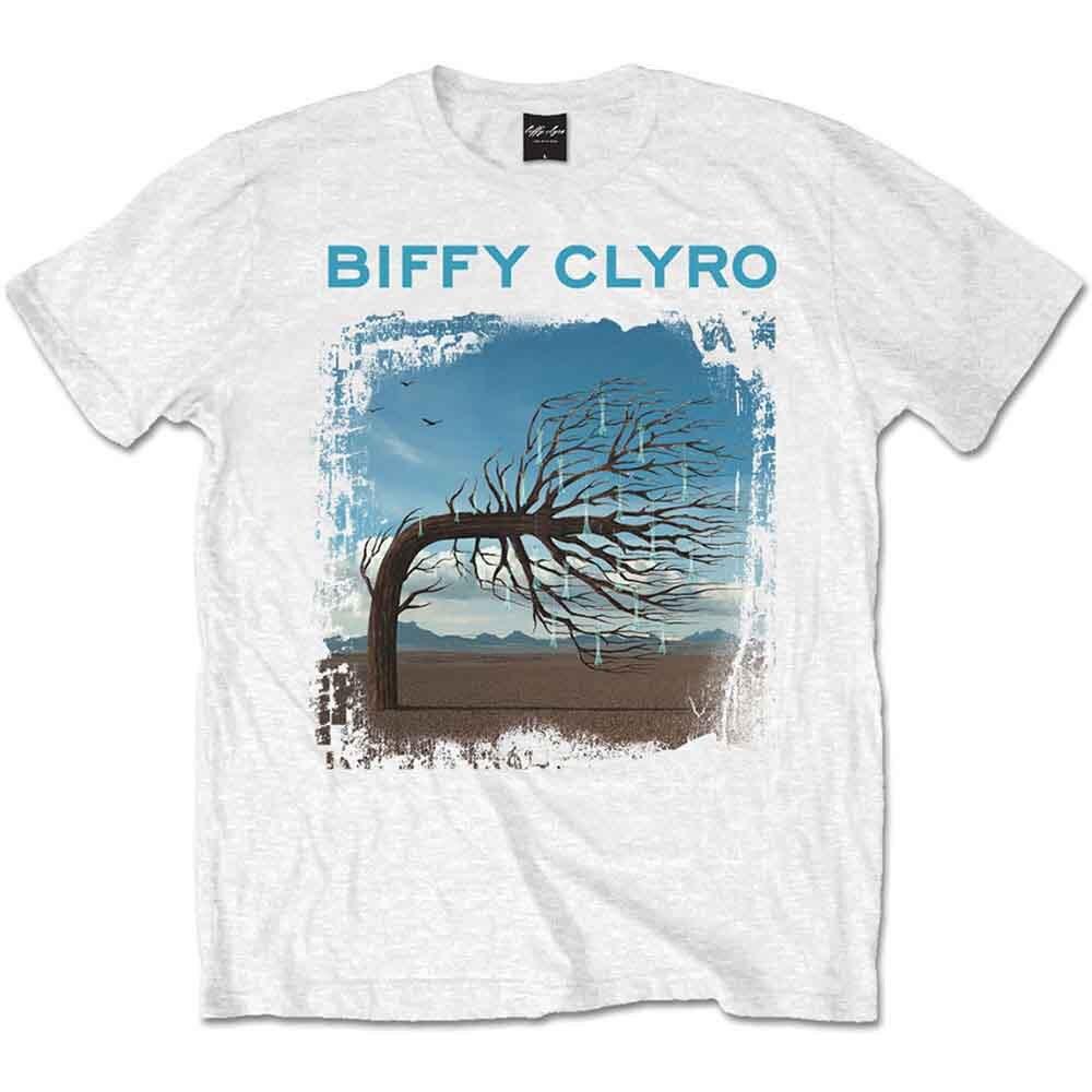 Official Biffy Clyro Opposites White T-Shirt Rock Band Merch