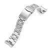22mm Metal Watch Band Stainless Steel Oyster Bracelet V Clasp for ORIENT MAKO2 and RAY2 [MiLTAT]