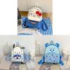 Hello Kitty Girls Mini Backpack With Cartoon Pu Material For Casual Daily Use