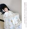 Swaddle Double Cotton 100cm x Baby Nursing Baby Discharge Stylish Nap Blanket Hot Air Balloon Blanket, Gauze, 100cm, Blanket, Blanket, Absorbent,