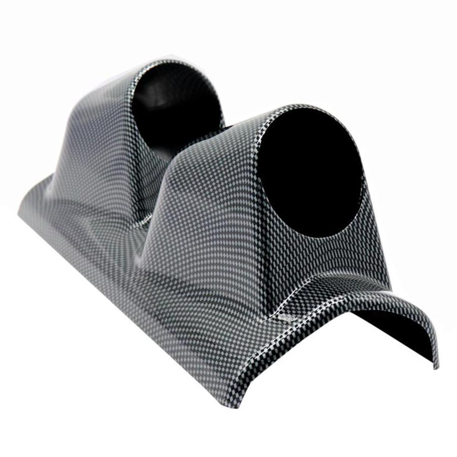 Car 52mm A-Pillar Meter Gauge Bracket Dash Mount Holder Dual Holes Pod Left Side