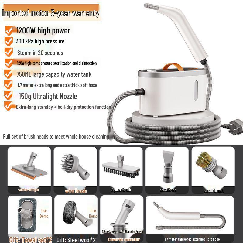 Многофункциональный ручной пароочиститель для кухни и дома