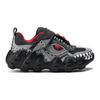 Skechers Нескользящие Ударопоглощающие Прочные Низкие Повседневные Кроссовки Детские Черный Серый Красный 400112L-CCRD