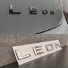 1 шт. Эмблема автомобиля LEON Буквы Наклейка на крышку багажника Задняя Наклейка Значок автомобиля Наклейка 3D Украшение Логотип Наклейка на экстерьер автомобиля Автоаксессуары