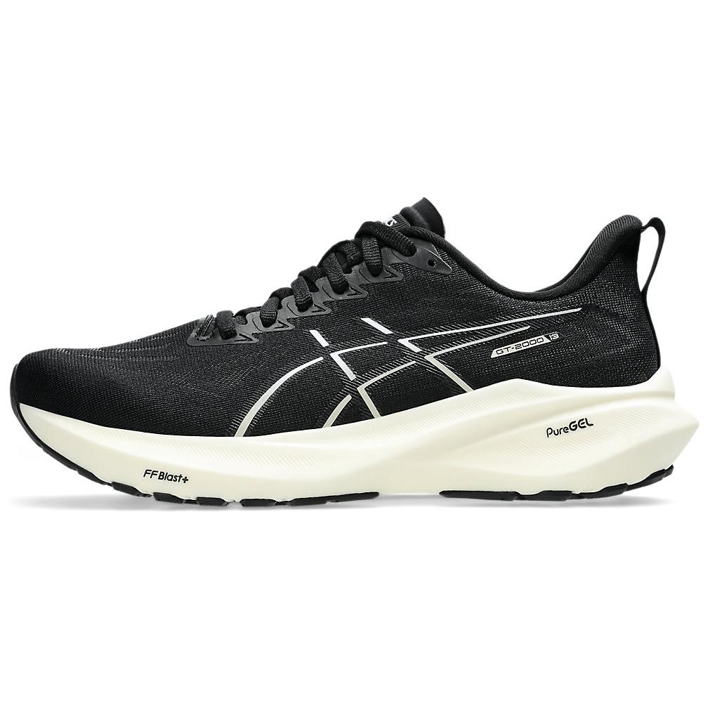 Asics GT 2000 13 Black White Women Sneakers 1012B666-003