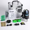 Firecore FGL-411G 5-Line Green Laser Level with 4-Direction Large Square Line Projection, 360 Rotating Laser Line, High Brightness, Automatic Self-Le