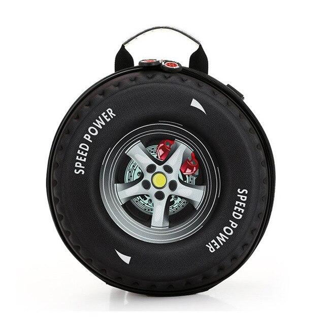 Возраст 3-5 лет Мальчики Девочки Малыши Школьная сумка 3d Шина автомобиля Детский рюкзак Милый Детский Маленький рюкзак Колесо из ЭВА Сумка для детского сада CLE