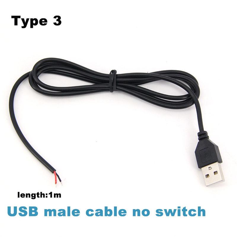 5 В 12 В USB 2.0 DC Mirco Male Female Cable Switch Регулируемый блок питания зарядный разъем ремонтный шнур для DC USB Вентилятор охлаждения