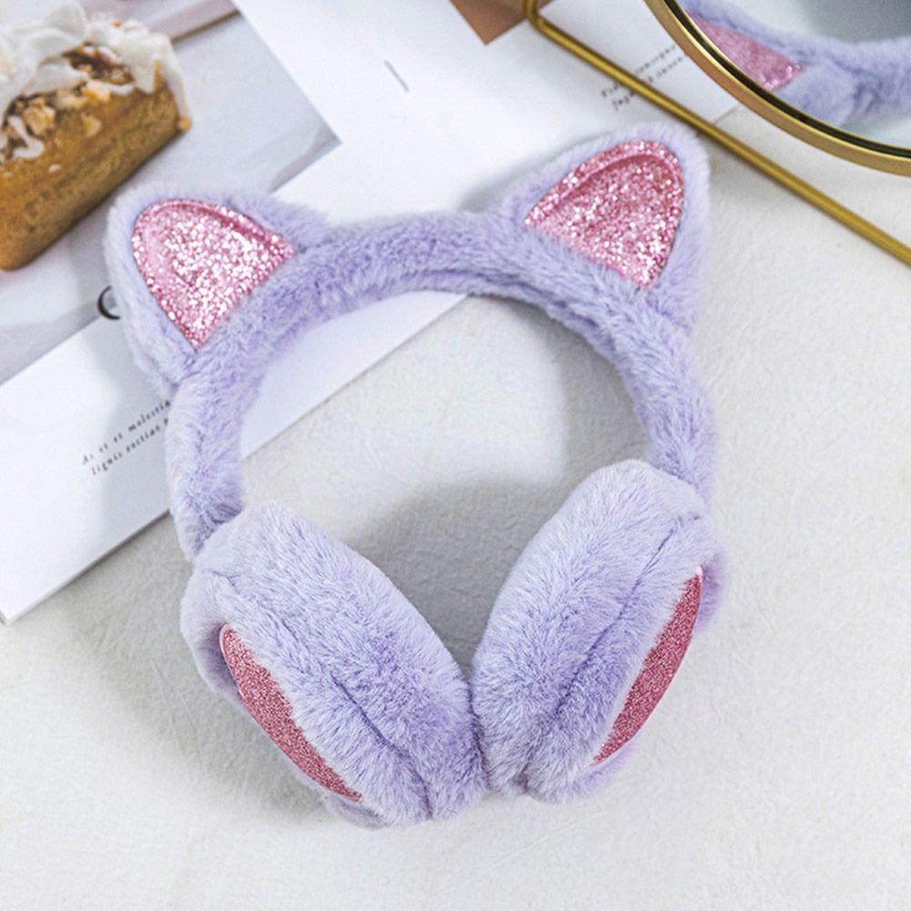 Soft Furry Outdoor Ear Covers Headband Winter Warm Ear Warmers Cute Animal Earmuffs for Women