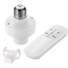 Wireless Remote Control Lamp Socket E27 Bulb Base, Wireless Switch Kit with On/Off Timer, LED Bulb Holder, Fan, Incandescent (Only RF)