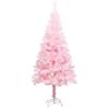 VidaXL Artificial Christmas Tree with Stand Pink 150 Cm PVC