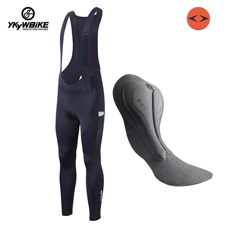 Mens Cycling Bib Shorts With Breathable Moisture-Wicking Pad Road Bike Riding Sportswear