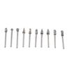 10Pcs Carbide Burr Set Alloy Tungsten Steel High Hardness Wide Application for Dremel Wood Carving