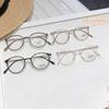 Retro 4-color Women's Trend Office UV Protection Round Glasses Fashion Street Shooting Flat Mirror