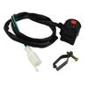 Motorbike Handlebar Mounted Kill Switch with Red Button for Horn and Starter