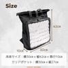 Ita Oshikatsu A4 Tote Large Oshikatsu Otaku Activity Oshi Everyday Events [Harujio] Bag, Backpack, Backpack, Bag, 2-Way, Transparent, Black, Capacity,