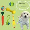 Durable Cotton Rope & Frisbee Toy Set for Small To Medium Dogs