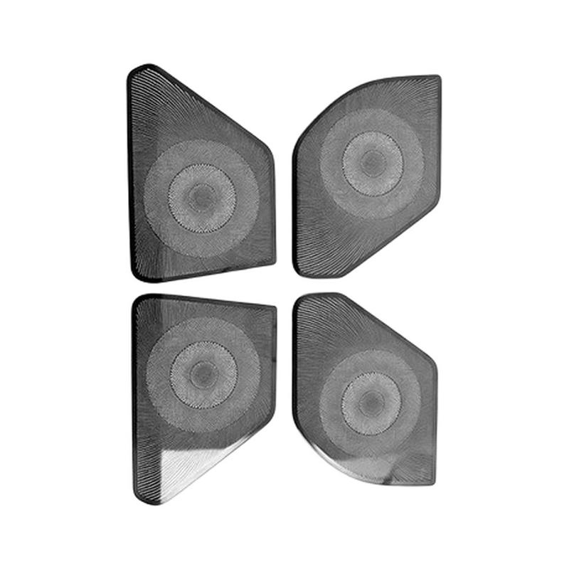 4x Car Audio Interior Cover Stainless Steel for Toyota For Rav4 2026 2027 6th Gen Silver Black Trim Speaker Vent Styling