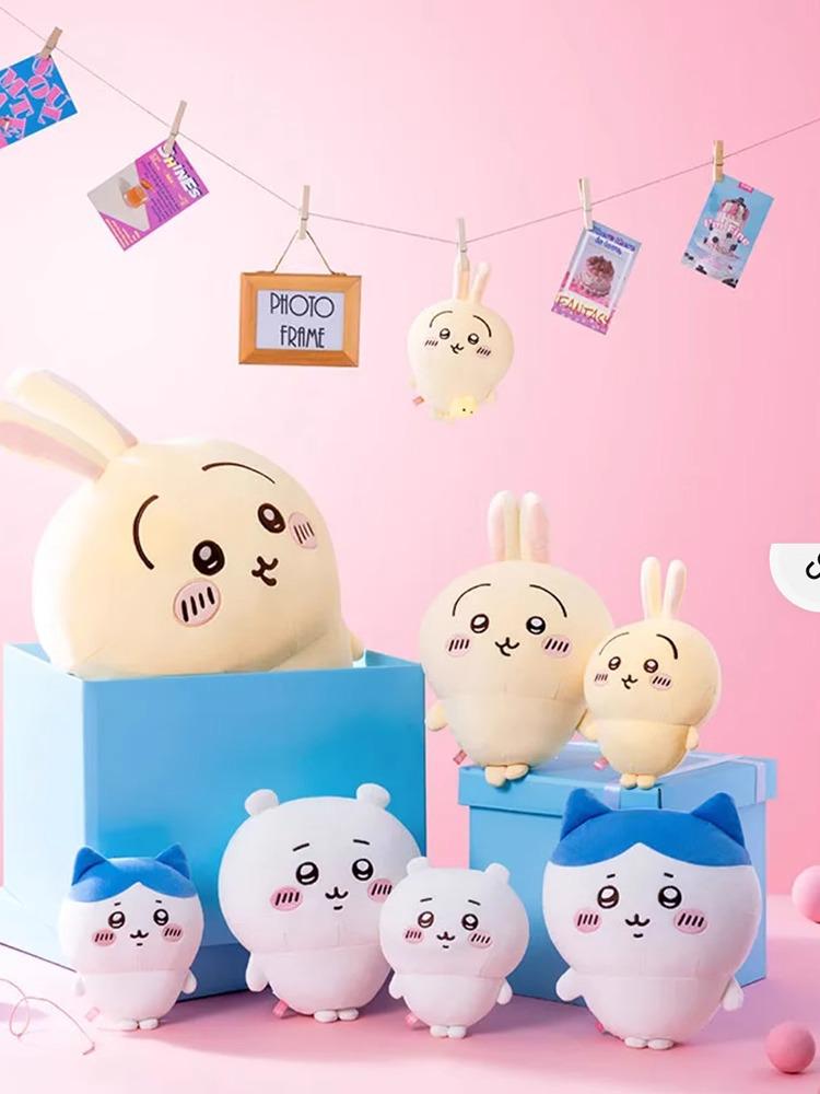 Плюшевая игрушка Усаги Хачи Чиикава - Маленькая милая кукла и большая подушка Саки