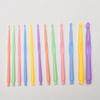 Crochet Hook Mix Size Crochets Soft Handle DIY Knitting Needles Sets Sewing Tool Accessories
