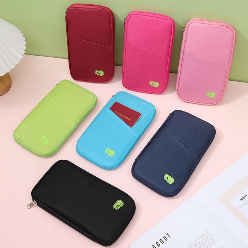 1 Piece Rfid Blocking Passport Wallet Travel Essentials Wallet Travel Document Organizer Credit Cards Case Passport Holder Bag