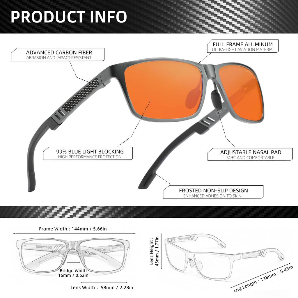 SPEEDHYUN Высокоэффективные очки с фильтром синего света для работы и развлечений