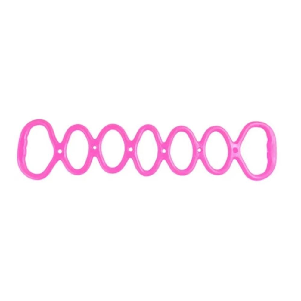 Portable Size Physical Stretch Resistance Band 7 Ring Pull Up Assist Band Arm Exercise