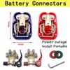 1 Pair Car Battery Terminal Connectors Positive Negative Car Battery Terminals Clamp Connector Quick Release Disconnect