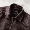 Male M-6XL 2022 New Top Legitimate Men‘s Brown Spring Autumn Business Motorcycle Clothing Genuine Cowhide Leather Jacket Casual Waist Coat Mens