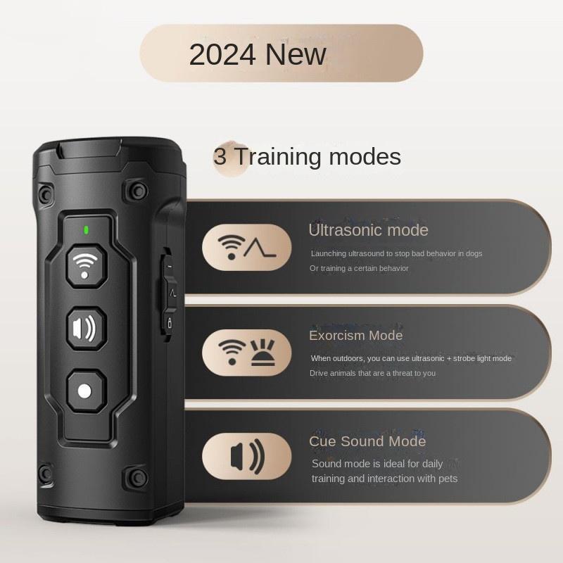 Отпугиватель собак Артефакт Световая вспышка Мощный ультразвуковой отпугиватель собак Противоукусный ловец собачьего лая
