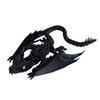 3D Printed Winged Dragon Articulated Dragon with Horns Wings Flexible Dragon Fidget Toy Desktop Pet for Home Office Decor Stress Relief