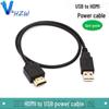 USB To HDMI Power Cable, 0.5m HDMI Male To USB for Computer