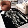 Skateboarding astronaut Rug Floor Mat for Living Room or Bedroom Soft and Comfortable Carpet a Gift for Birthday and Holiday.MFF0918302