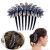 1 шт. гребень для волос изысканный женский головной убор модная женская шпилька для укладки волос инструмент для укладки волос со стразами украшение для волос аксессуары для волос