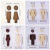 1 Pair Solid Wood Bathroom Sign Men's and Women's WC Door Sign Restroom Sign  Toilet Door Decoration
