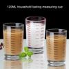 Durable 120ml Glass Kitchen Measuring Tool Precise Measuring Glass Cup with 120ml Capacity for Balanced Recipe Preps