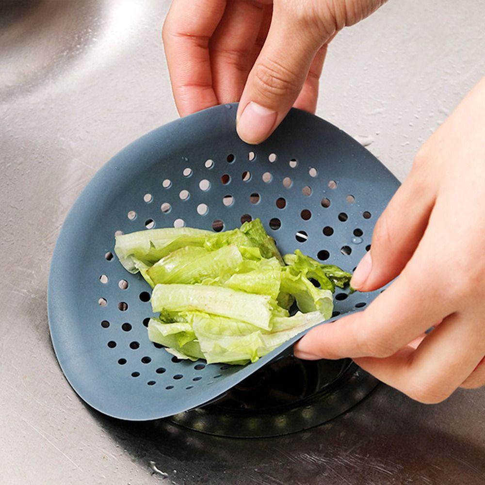 Floor Drain Sink Strainer Round Shape Mesh Trap Shower Drain Pad Kitchen Bathroom Accessories