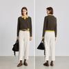 LILY Color Match Fake Two Knitted Sweaters